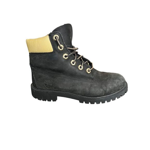 Timberland Waterproof Primaloft 200 Gram Black and Gold Boots - Picture 2 of 10